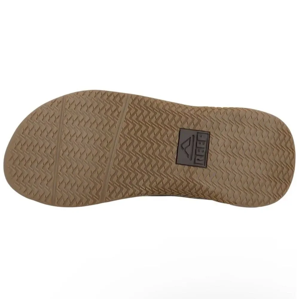 Reef‎ Anchor Sandal Men Size 8 High Arch Support Brown | Gum Beach Thong Sandal